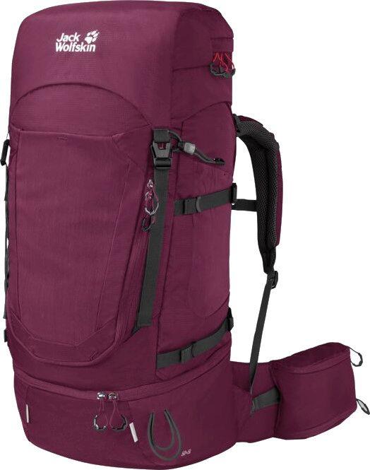 Trekkingrucksack Women Jack Wolfskin Highland Trail 55 Liter Beaujolais Bordeaux