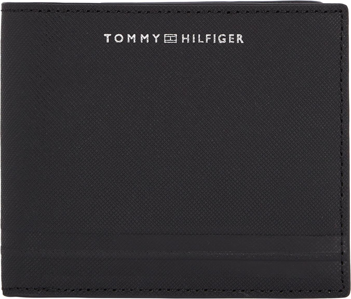 Trifold Herrenbörse Tommy Hilfiger Schwarz Leder