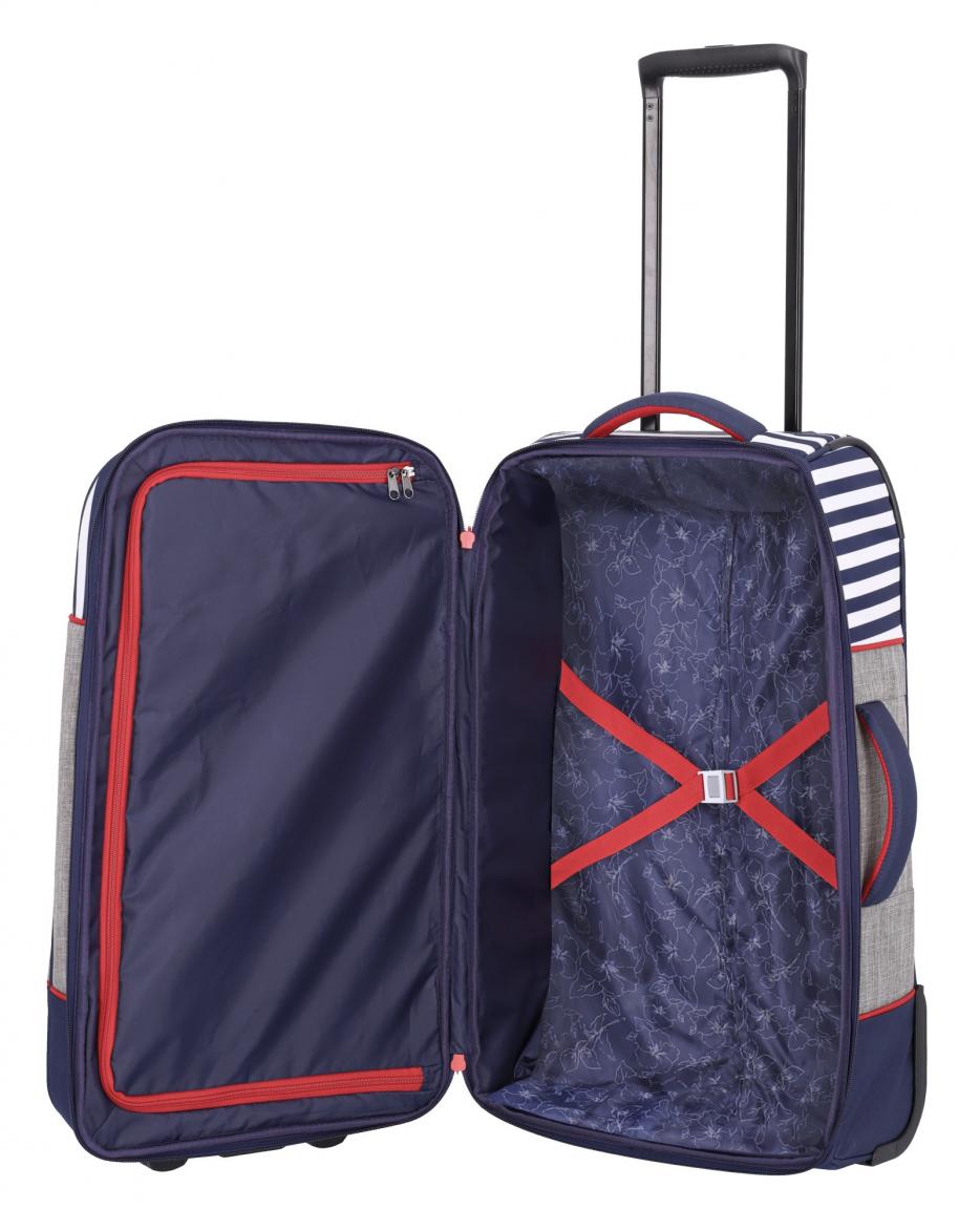 Trolley Reisetasche Travelite Athene Streifendesign maritim
