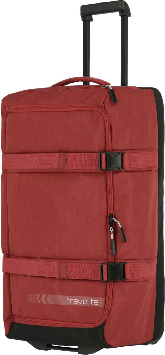 Trolleyreisetasche rot Travelite Kick Off L 68cm 2-Rad