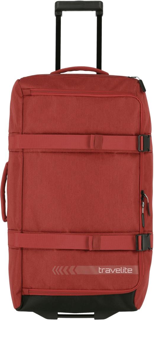 Trolleyreisetasche rot Travelite Kick Off L 68cm 2-Rad