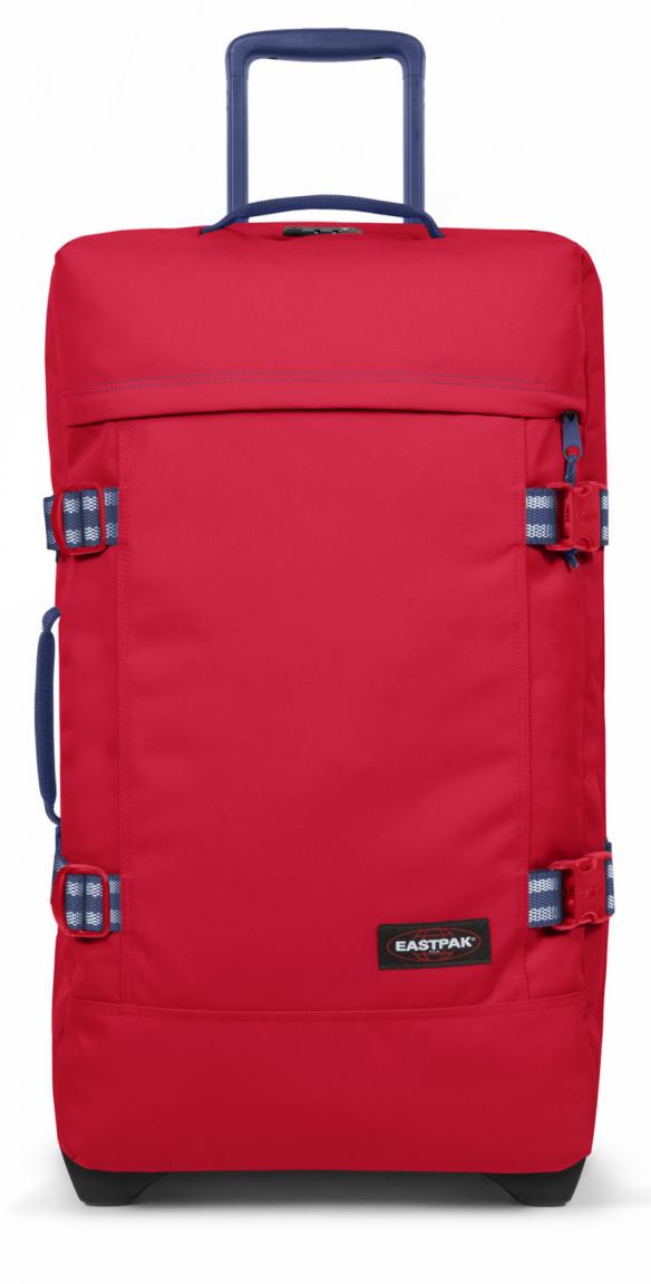 Trolleytasche Eastpak Tranverz L Blakout Stop rot blau