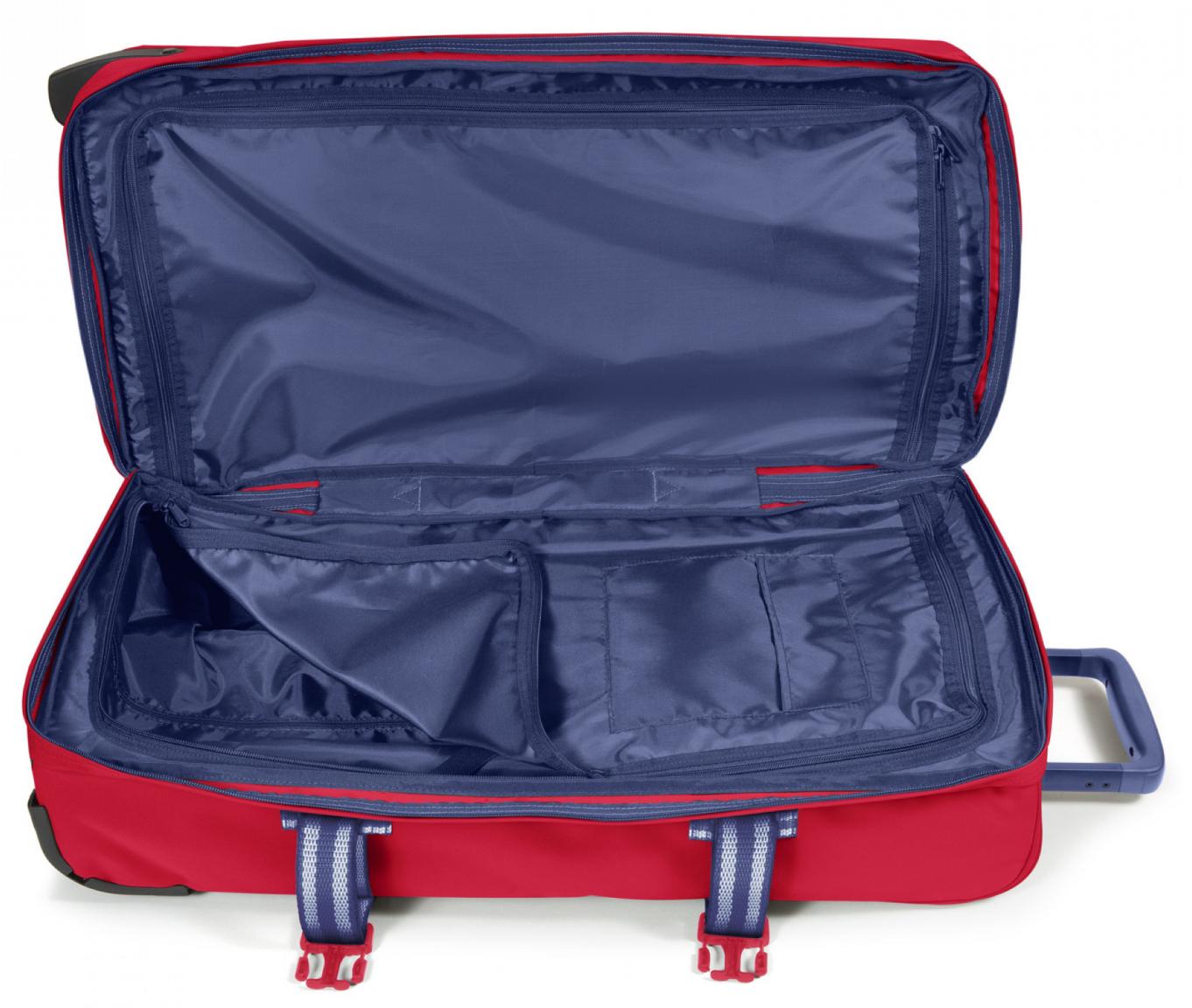 Trolleytasche Eastpak Tranverz L Blakout Stop rot blau
