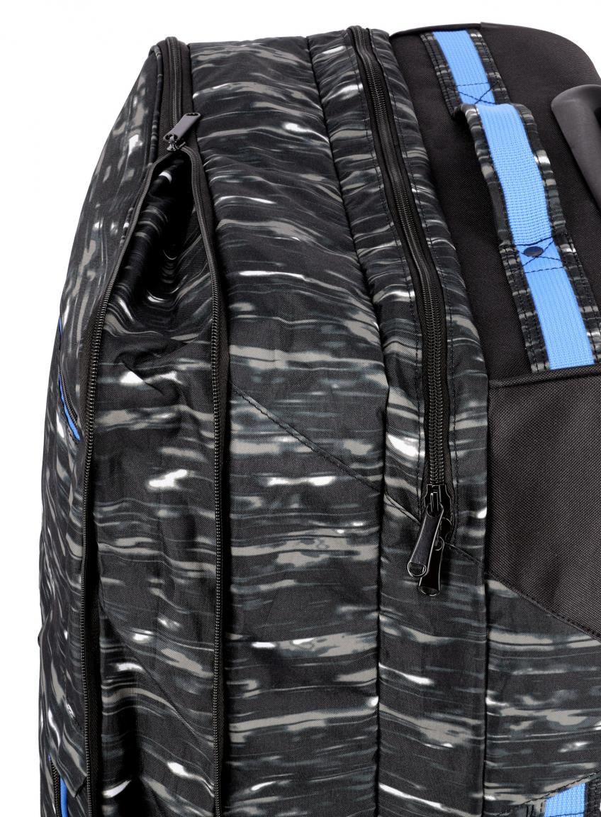 Trolleytasche Travelite Basics schwarz grau gemuster 2-Rad