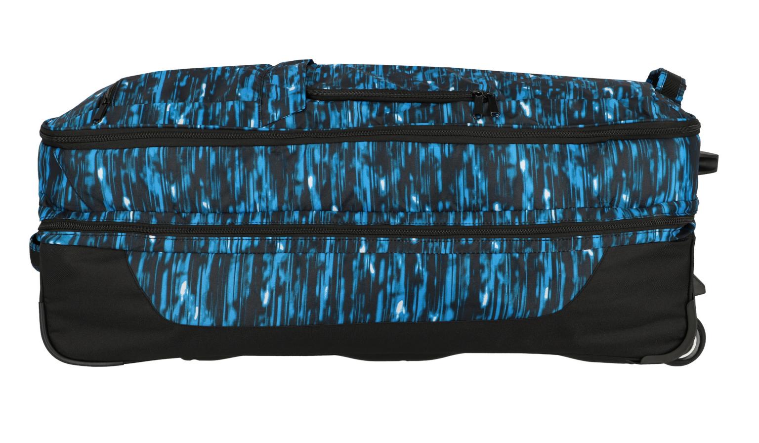 Trolleytasche Travelite Basics schwarz grau gemuster 2-Rad