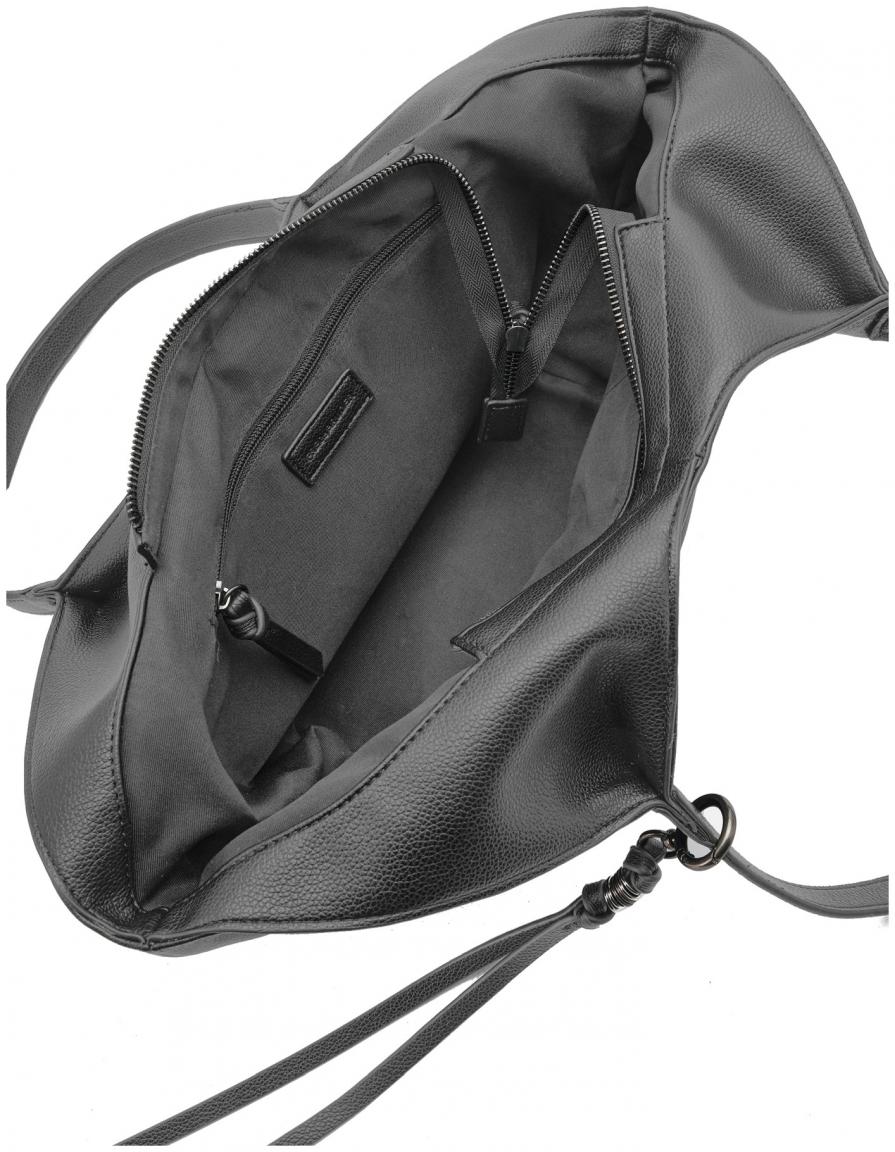 Tulip Shopper FREDsBRUDER My Bestie recycelt Damentasche dunkelgrau