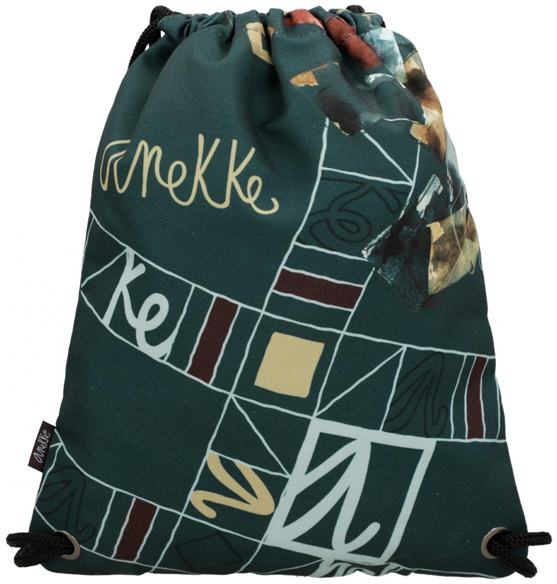 Turnbeutelrucksack dunkelgrün Print Anekke Real Evolution