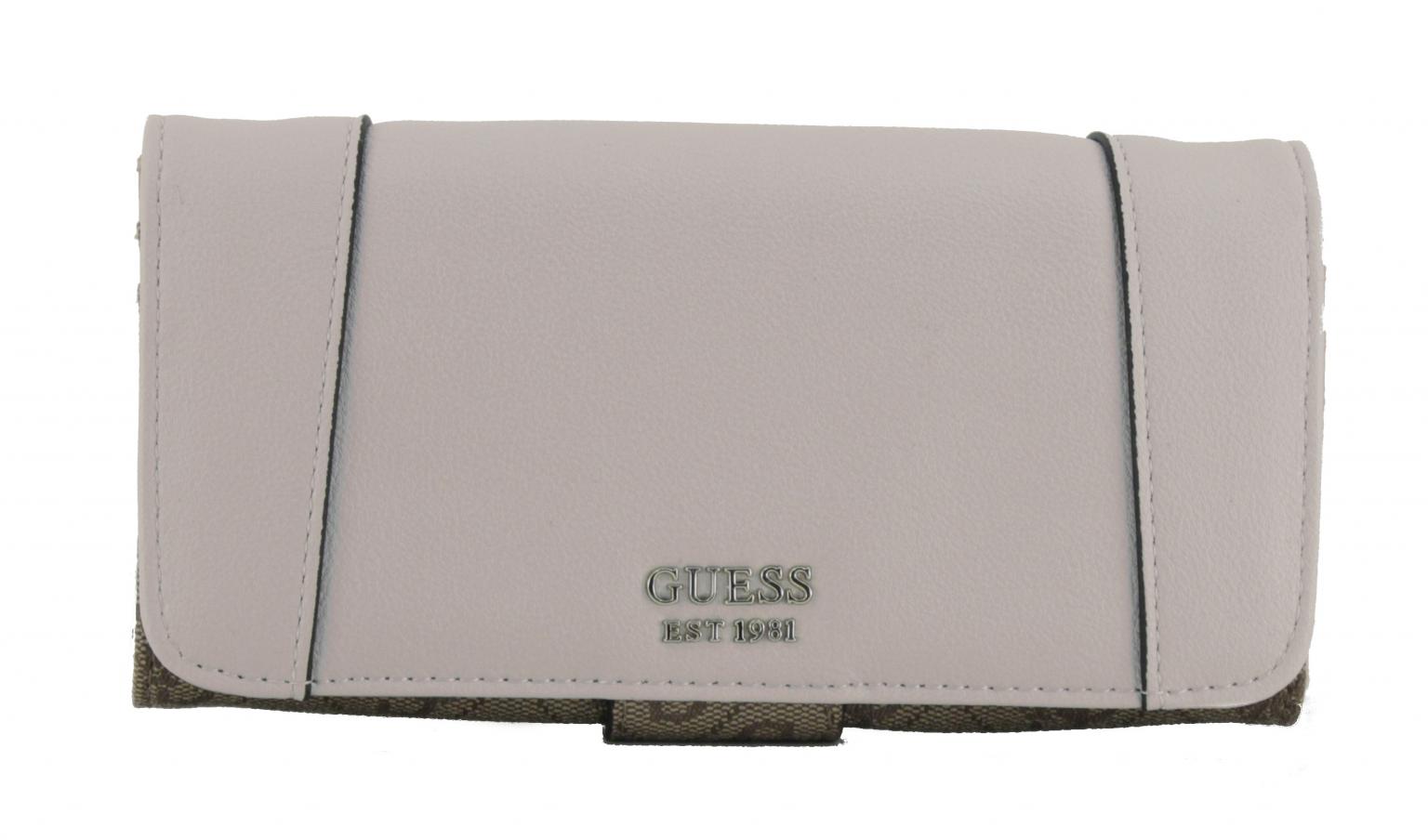 Überschlag Geldbeutel Guess Sandrine SLG Metallic Pewter
