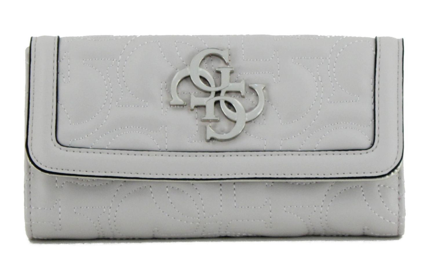Überschlag Geldbörse Guess new wave moonstone beige 4G-Logo