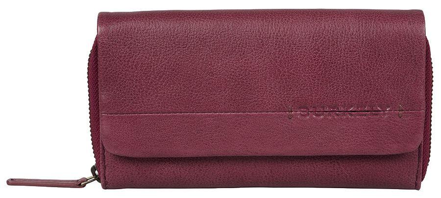 Überschlagbörse BURKELY Natural Norah Poppy Pink Vintage Leder