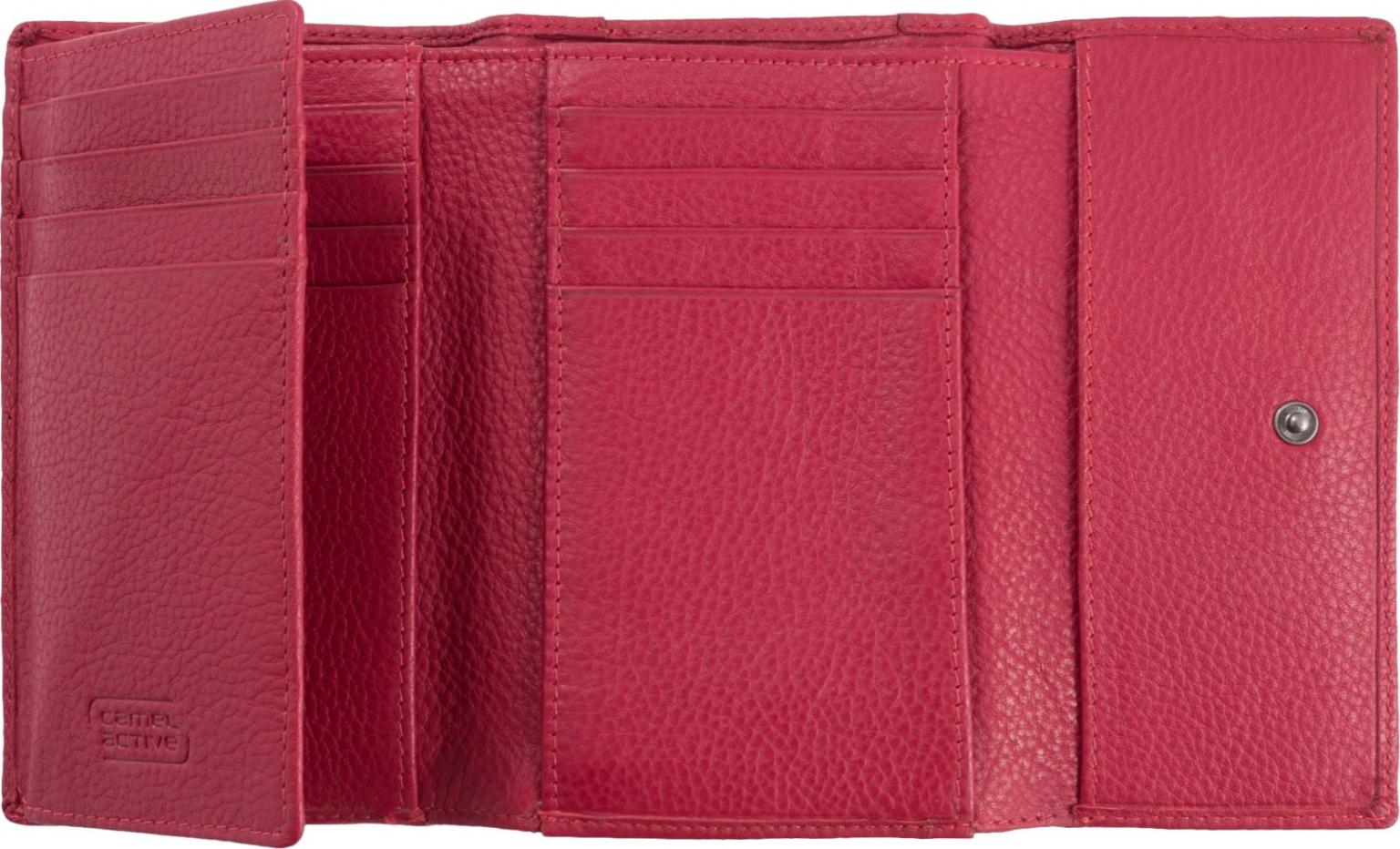 Überschlagbörse Camel Active Women Pura Medium Flap Red Datensafe
