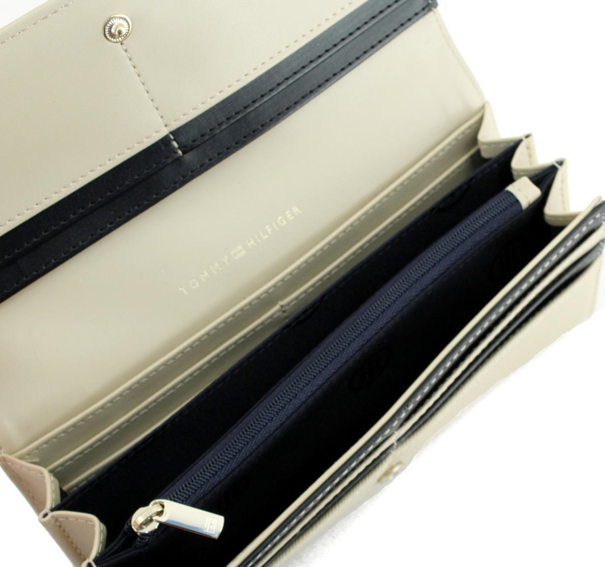 Überschlagbörse Honey Black schwarz Saffiano Tommy Hilfiger