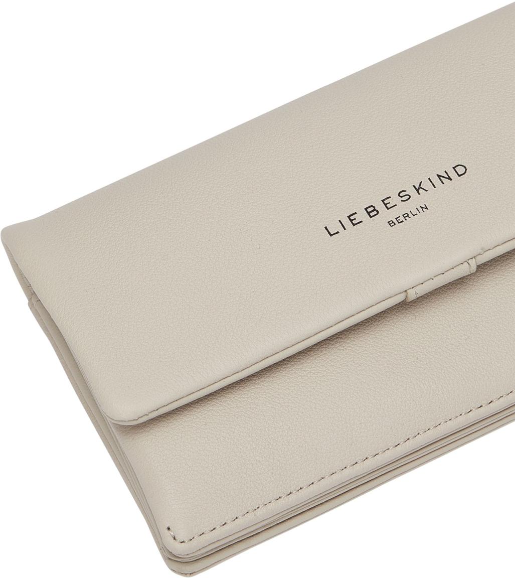 Überschlagbörse Leder Liebeskind Slam Almond Milk Beige