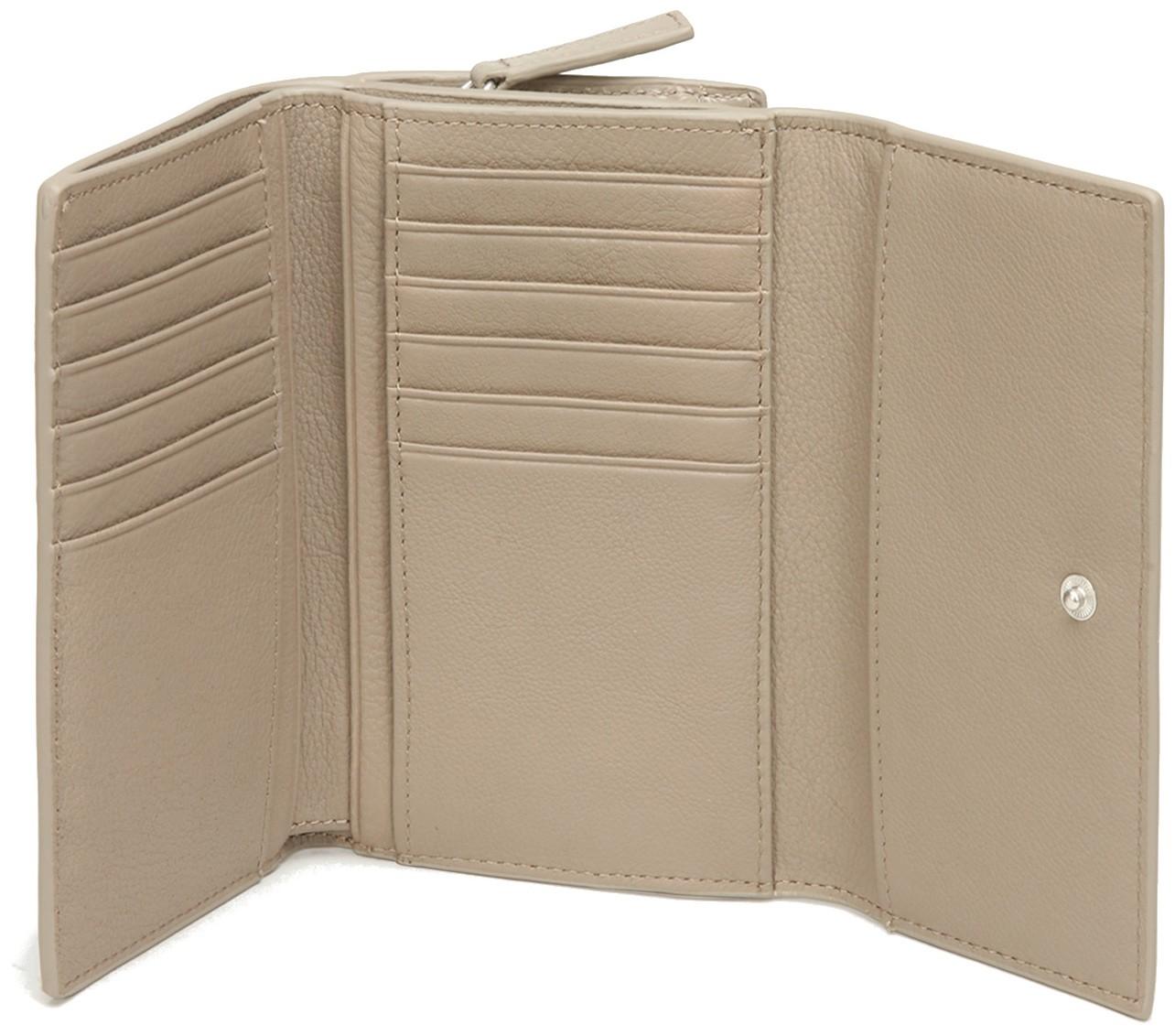 Überschlagbörse Les Visionnaire Lisa Glossy Grey grau glänzend