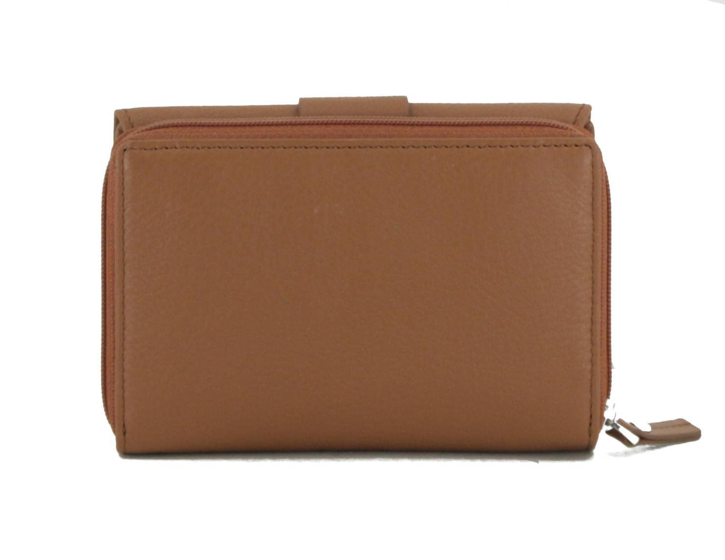 Überschlagbörse Maitre kirschroth Diethilde Purse camel RFID