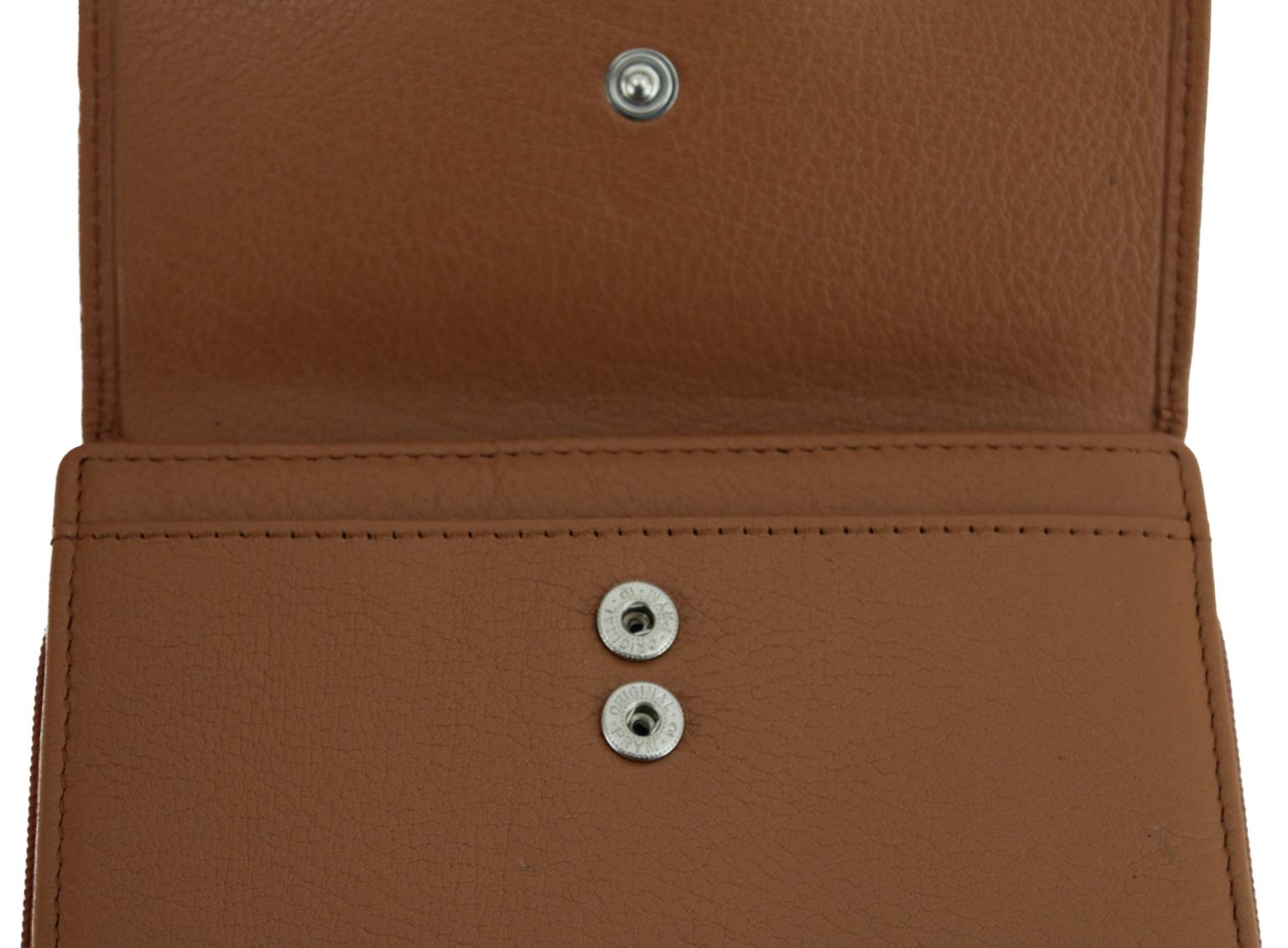 Überschlagbörse Maitre kirschroth Diethilde Purse camel RFID