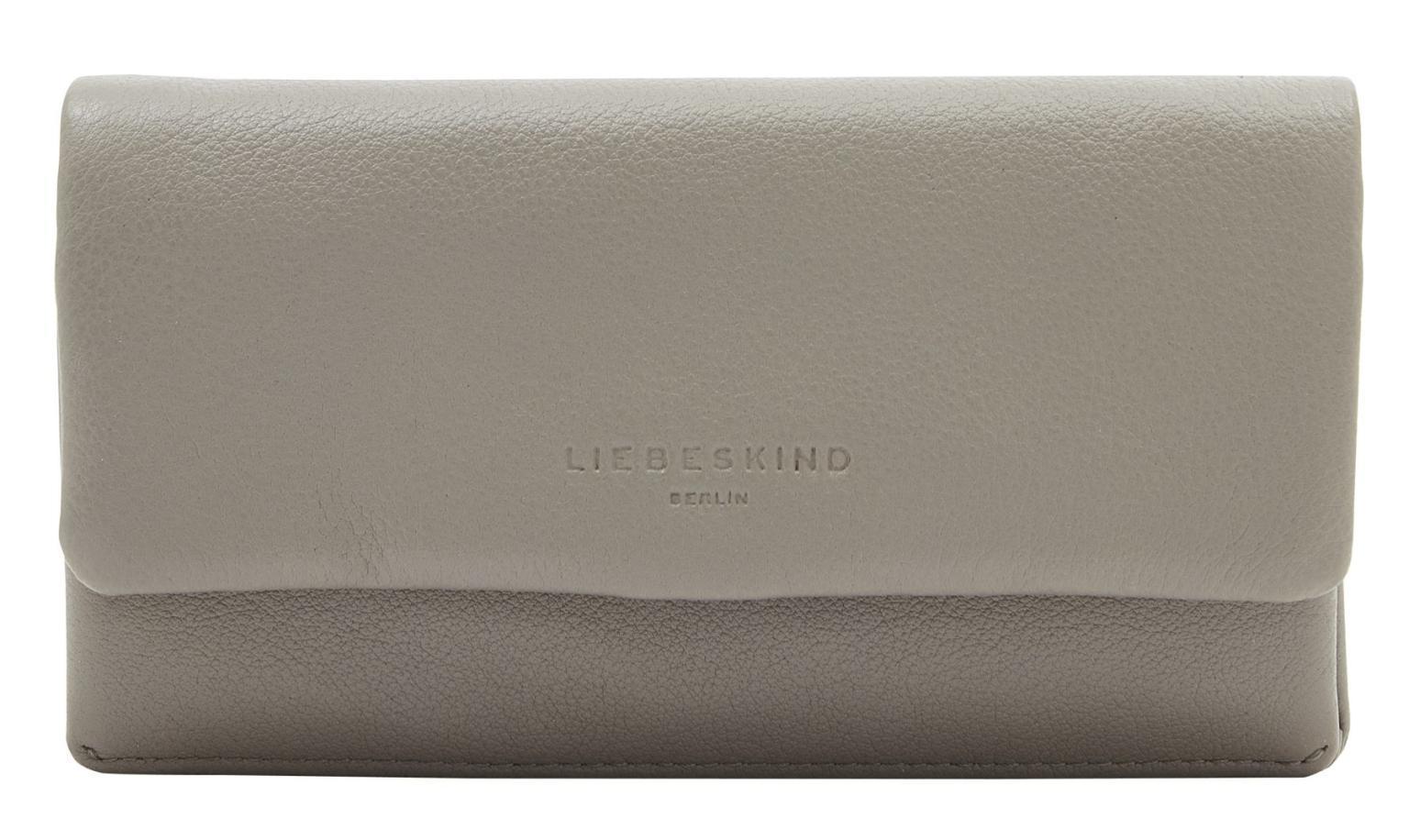 Überschlaggeldtasche Liebeskind Berlin Honey Grey Slam RFID Schutz grau