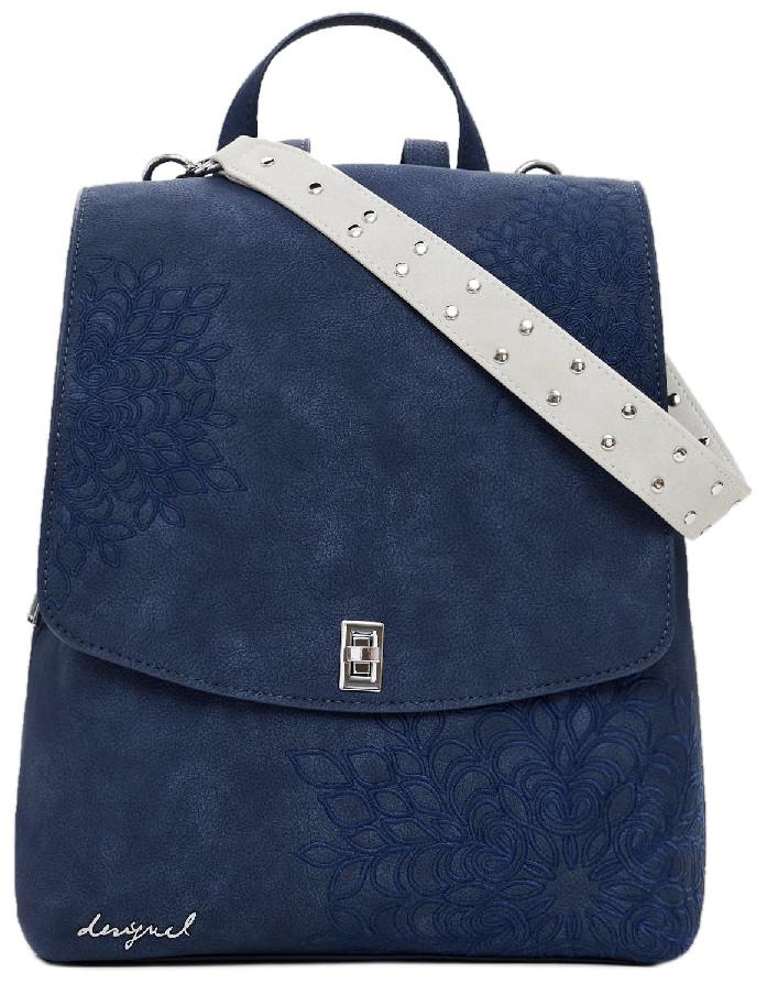 Überschlagrucksack Desigual nachtblau Sierra bestickt Sumy Mini