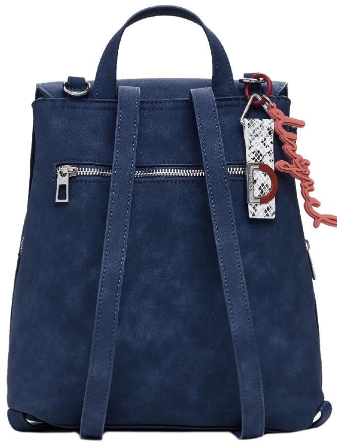 Überschlagrucksack Desigual nachtblau Sierra bestickt Sumy Mini