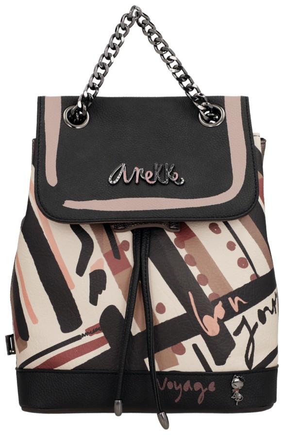 Überschlagrucksack Kettenhenkel Anekke Mademoiselle Parisian bunt