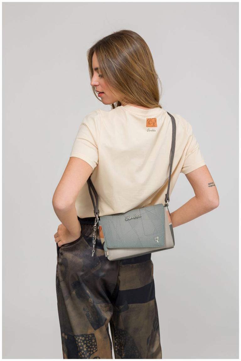 Überschlagtasche Anekke Sophia Auralis Ziernähte 