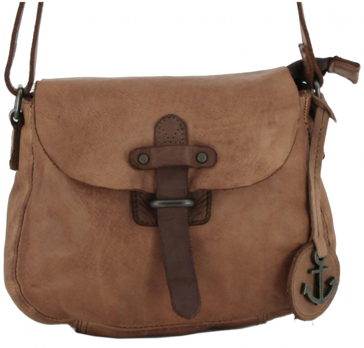 Überschlagtasche Cathey Vintage Leder braun Harbour 2nd Urban Poets