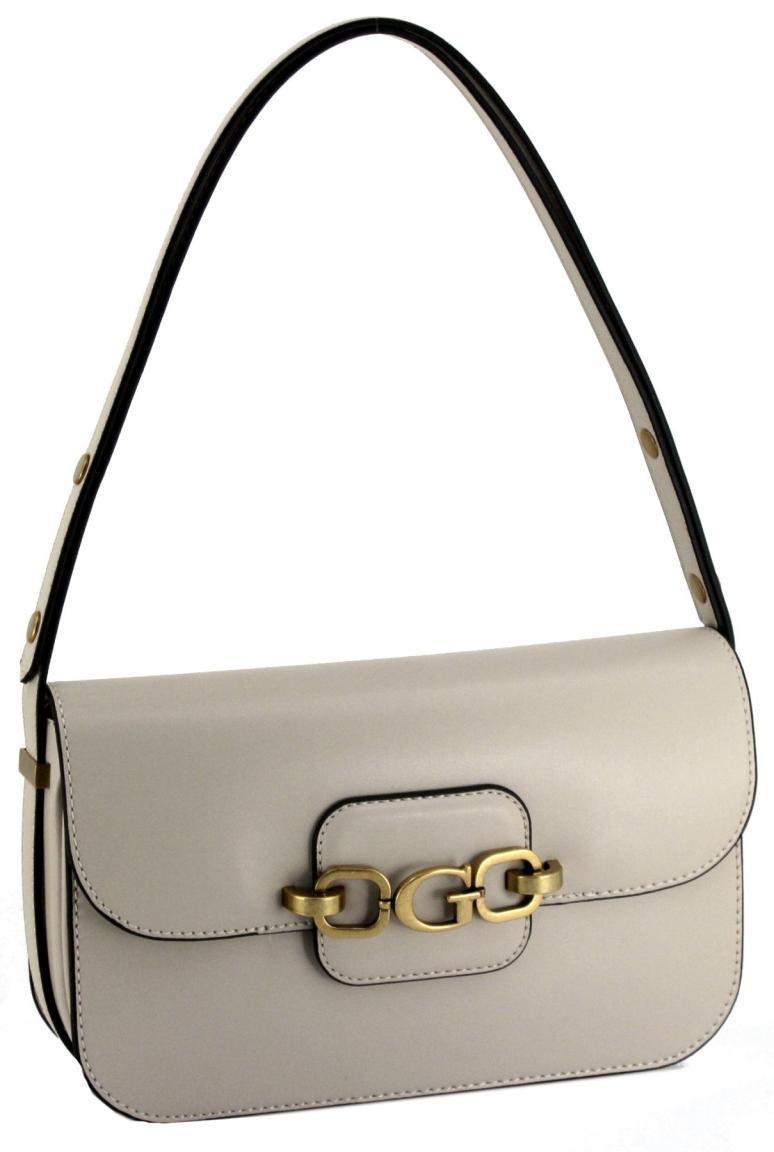 Überschlagtasche Crossover Guess Hensely G Light Rum Beige Kurzgriff verstellbar