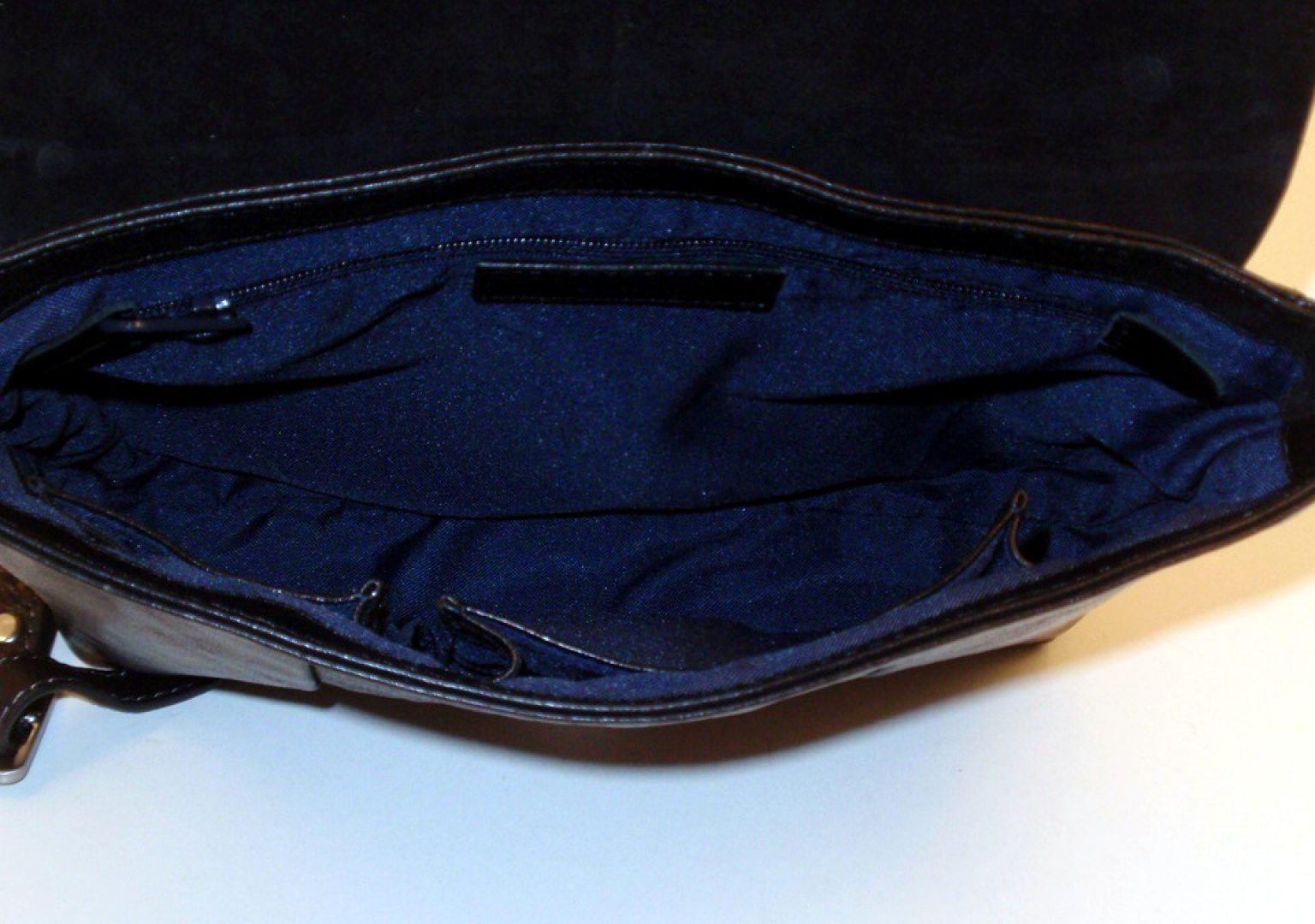 Überschlagtasche Gerry Weber Lugano Leder Flap Bag M schwarz