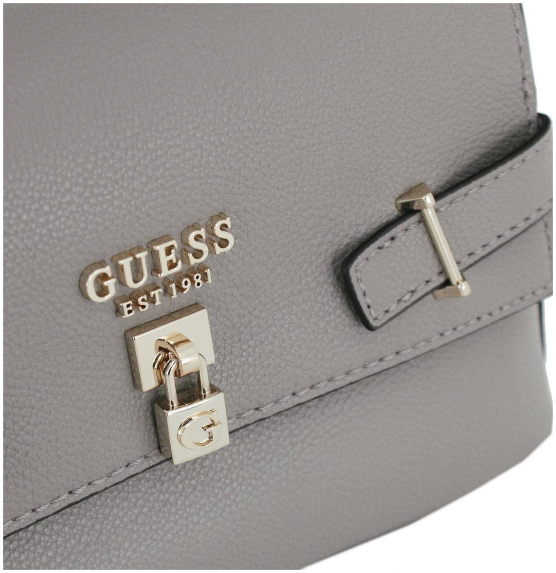 Überschlagtasche Guess Yesba Convertible Flap Dark Taupe