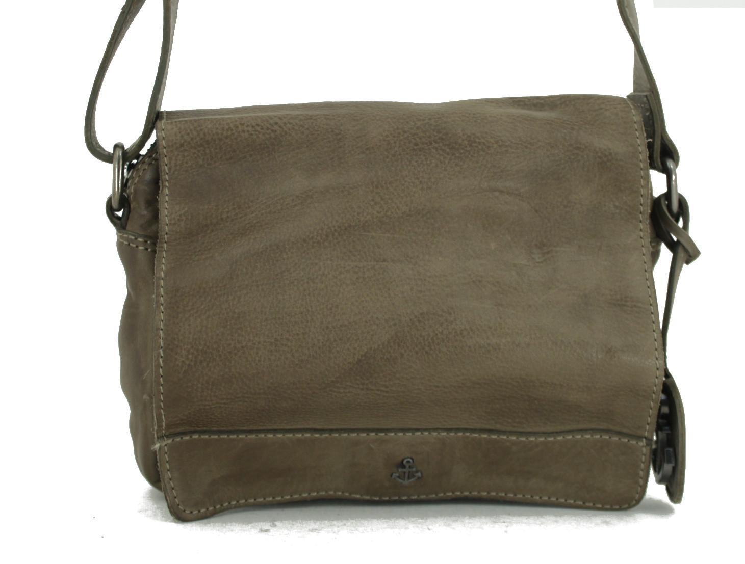 Überschlagtasche Harbour2nd Khaki Laura grün Anker