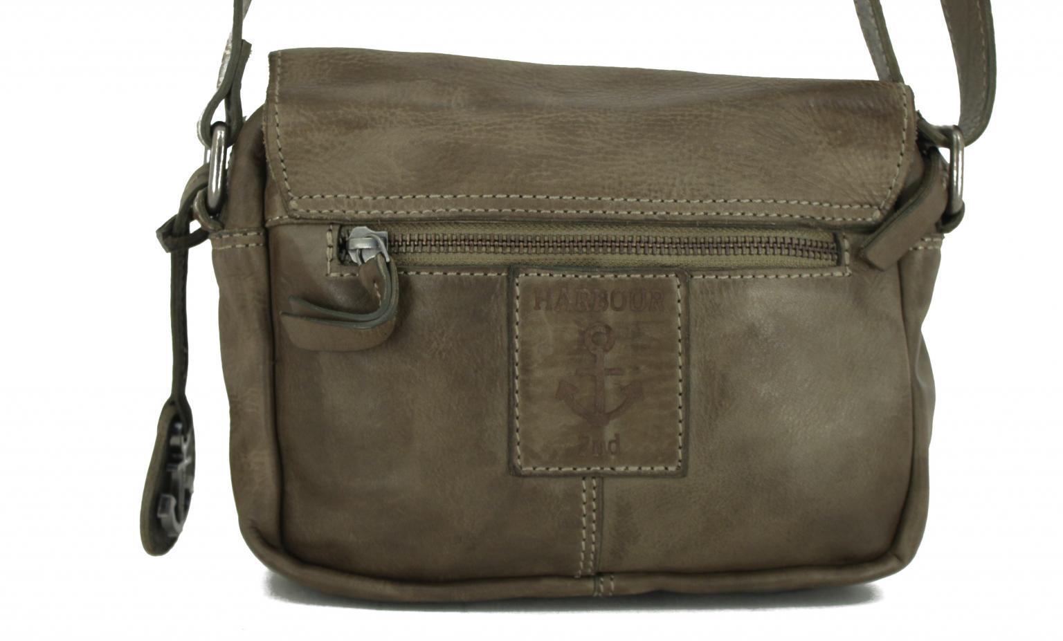 Überschlagtasche Harbour2nd Khaki Laura grün Anker