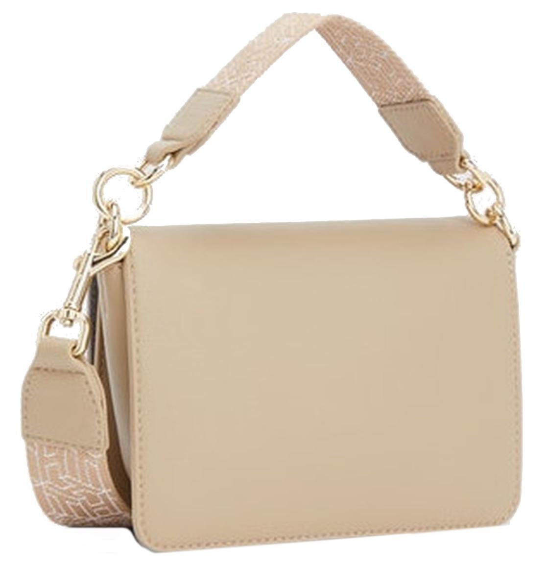 Überschlagtasche Joy Mini Crossover Tommy Hilfiger Beige graues Velours