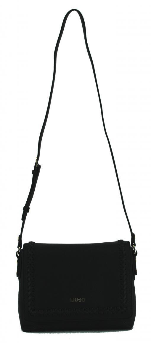 Überschlagtasche Liu Jo Crossbody Ceresio grau geflochten