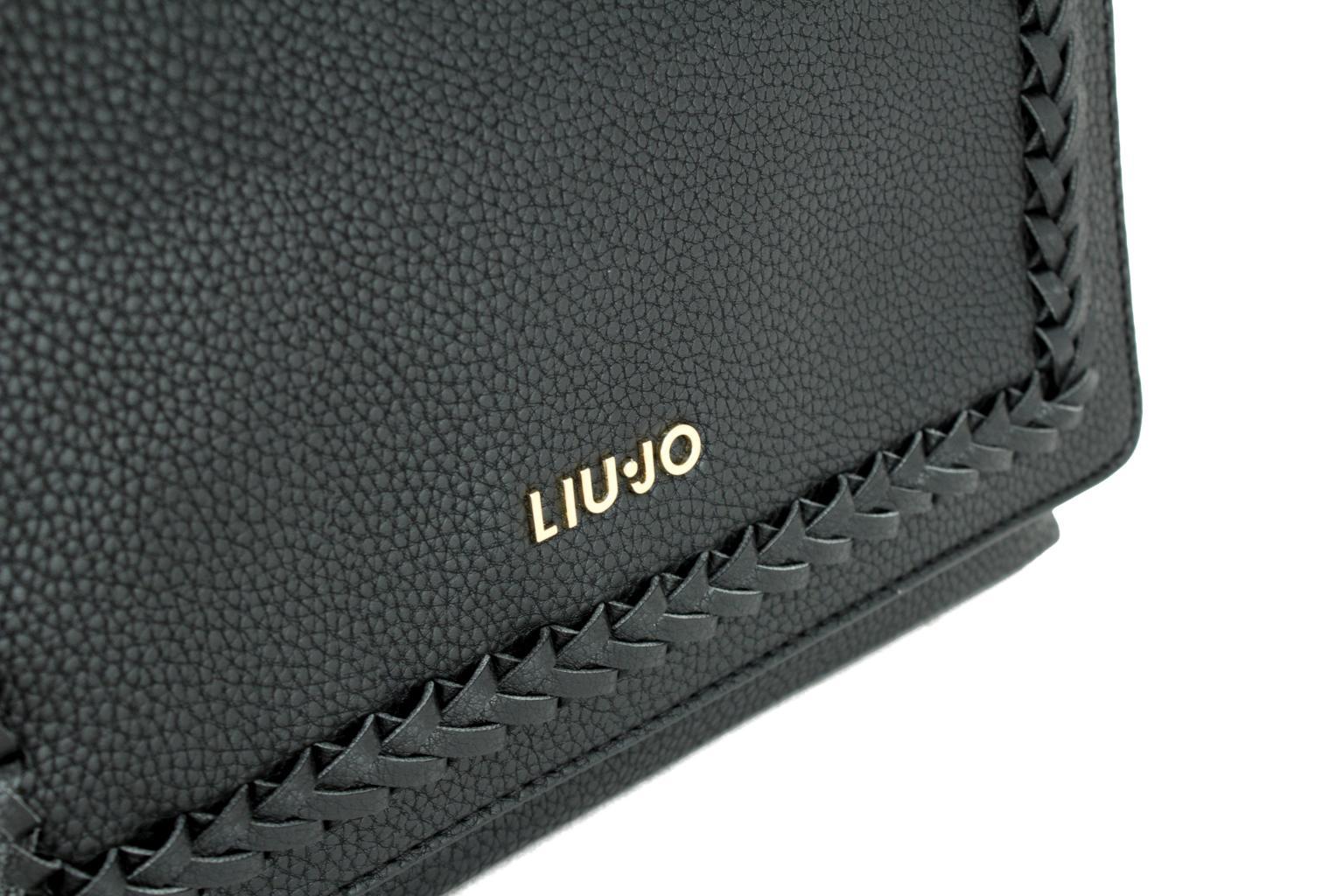 Überschlagtasche Liu Jo Crossbody Ceresio grau geflochten