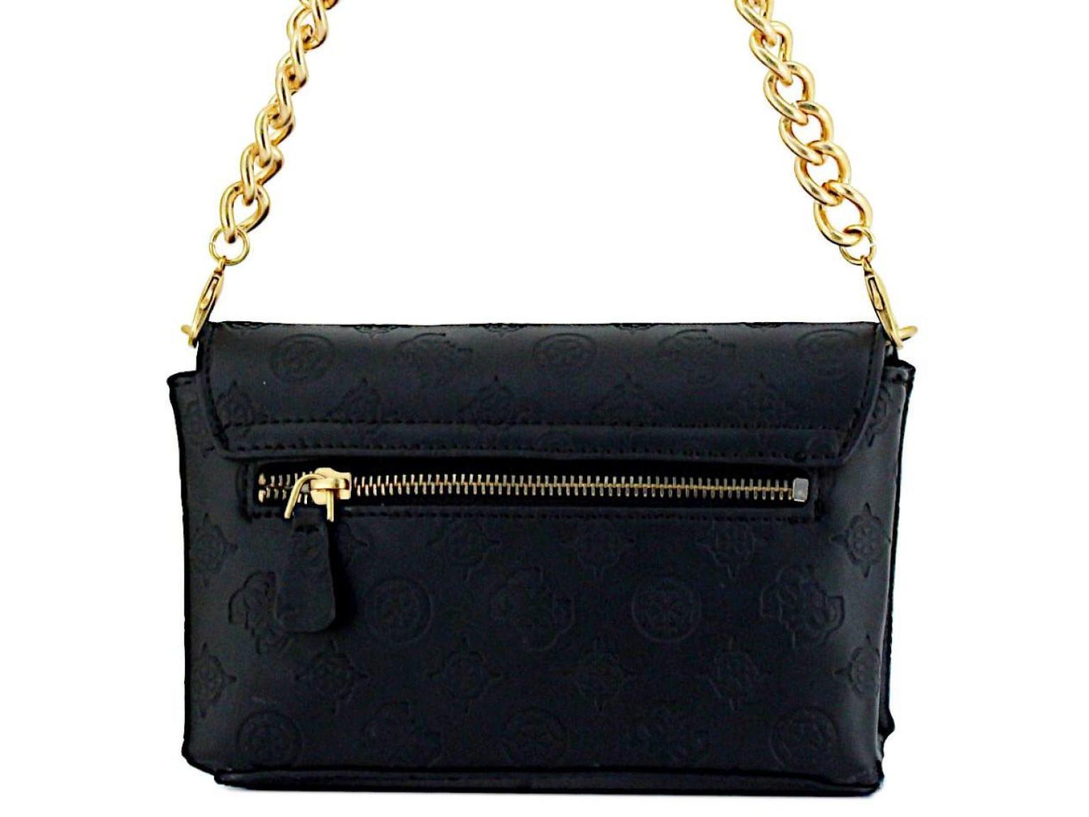 Überschlagtasche Logoprägung Guess Zanelle Mini Biscuit Logo altrosa