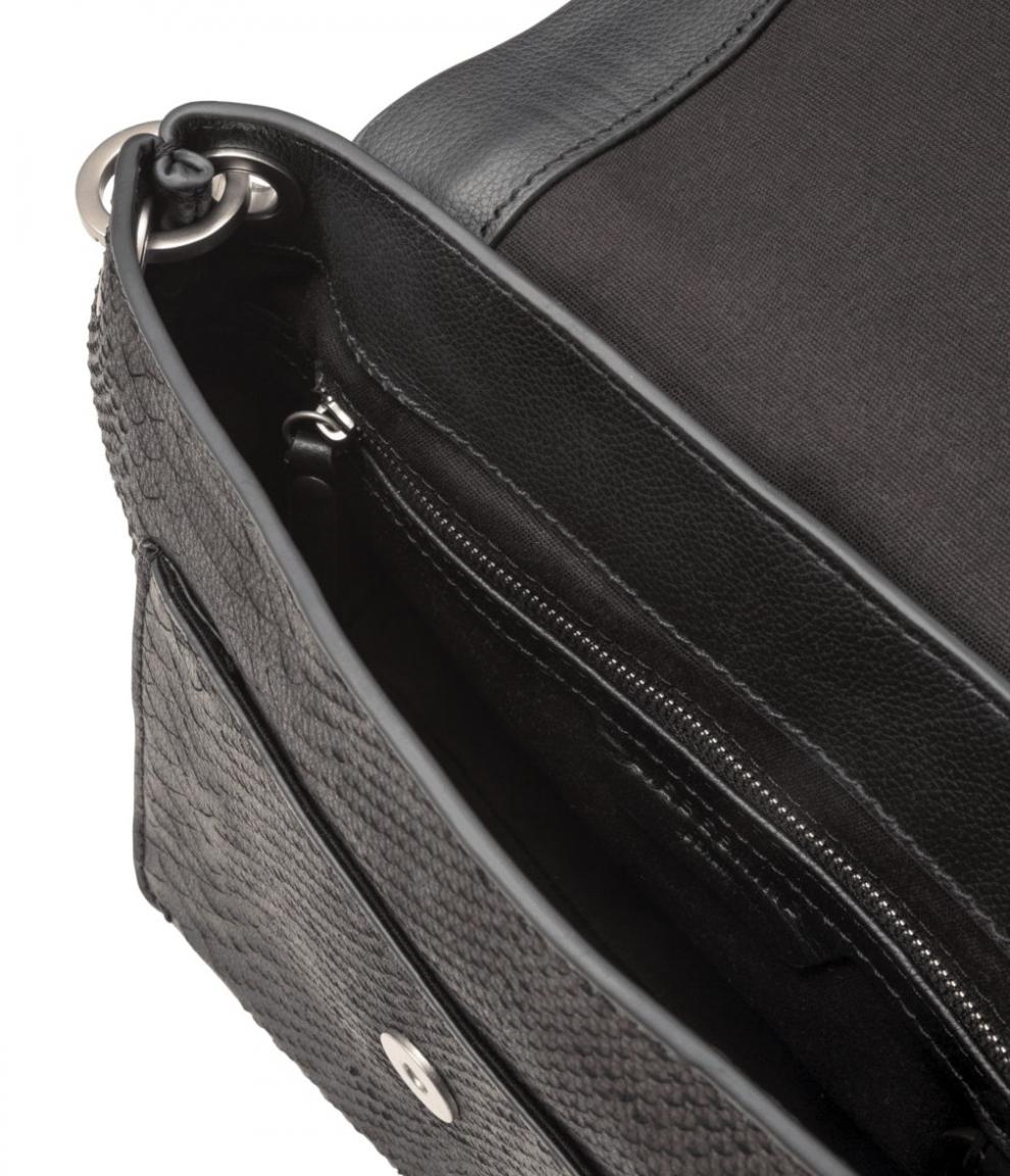 Überschlagtasche Scouri Crossbody Python Liebeskind schwarz