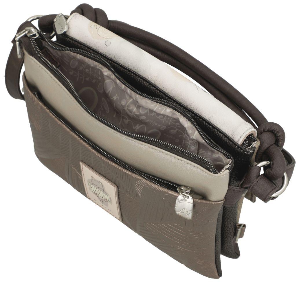 Überschlagtasche Sophia Metallicakzente Anekke Crossover
