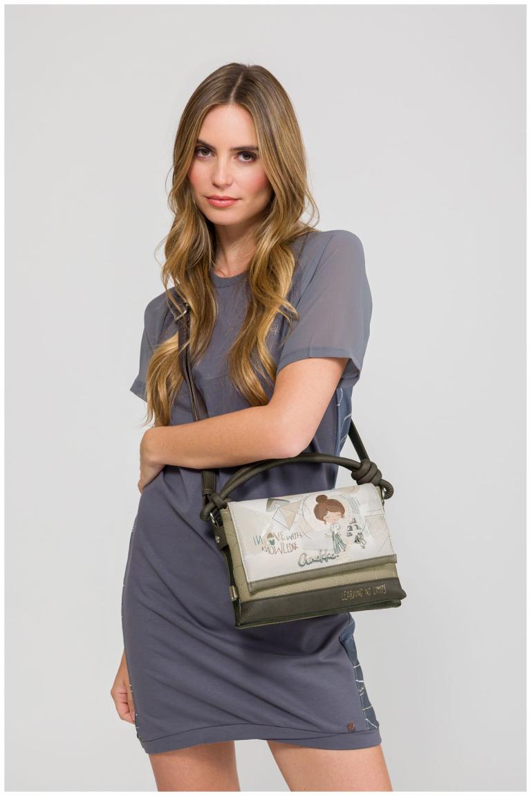 Überschlagtasche Sophia Metallicakzente Anekke Crossover