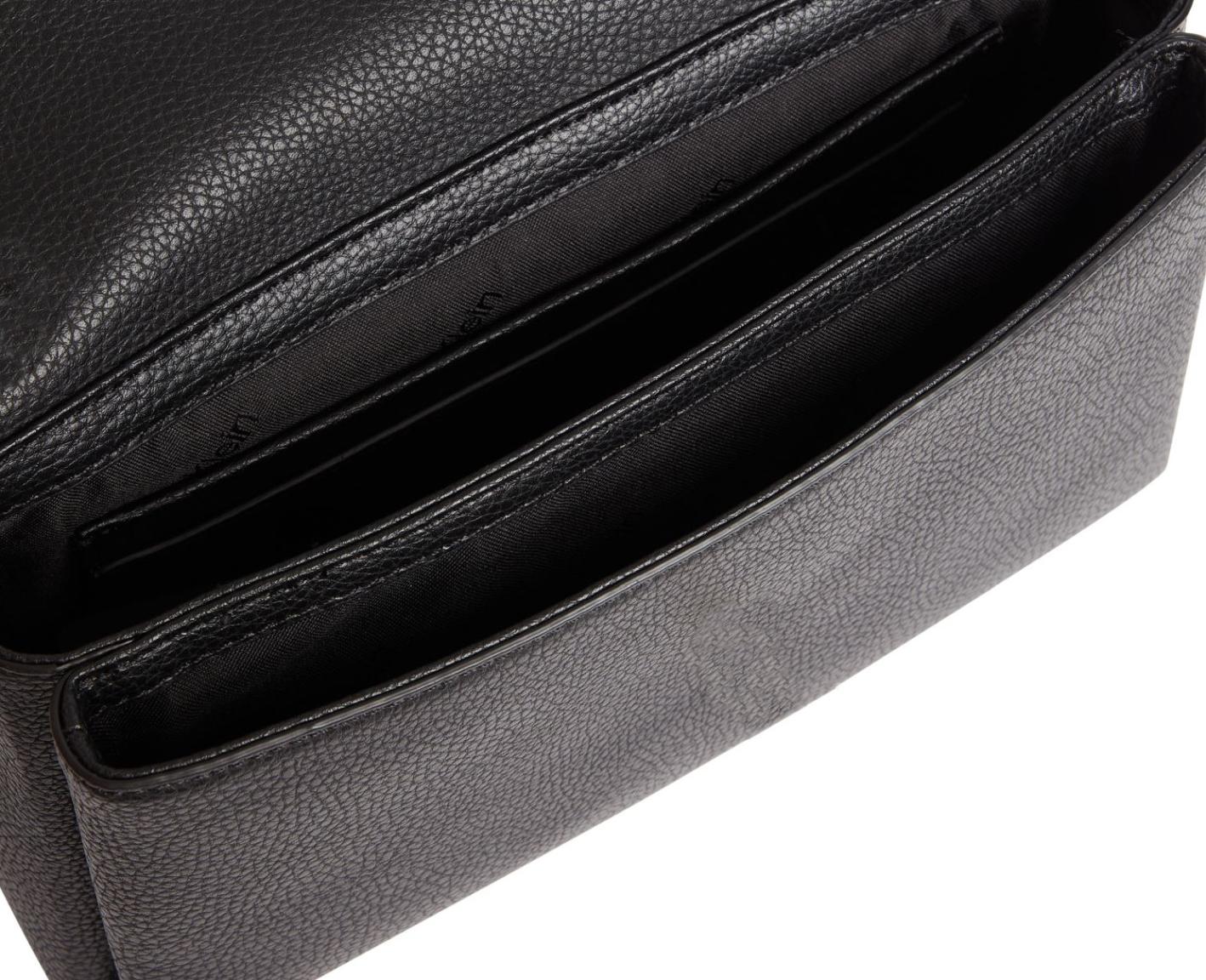 Überschlagtasche beige genarbt Calvin Klein Re-Lock Shoulder Bag Flap