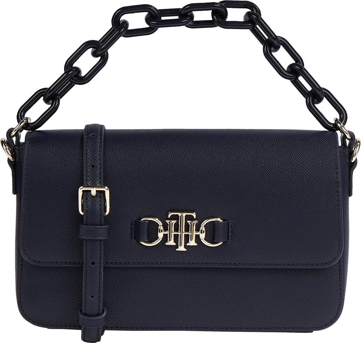 Überschlagtasche dunkelblau TH Club Flap Tommy Hilfiger