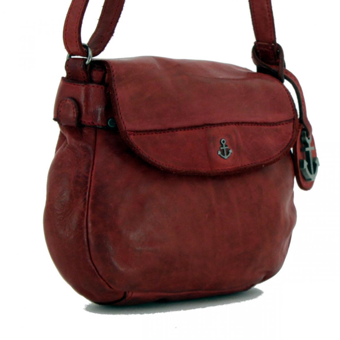 Überschlagtasche dunkelrot Harbour 2nd Chloe Red Anhänger