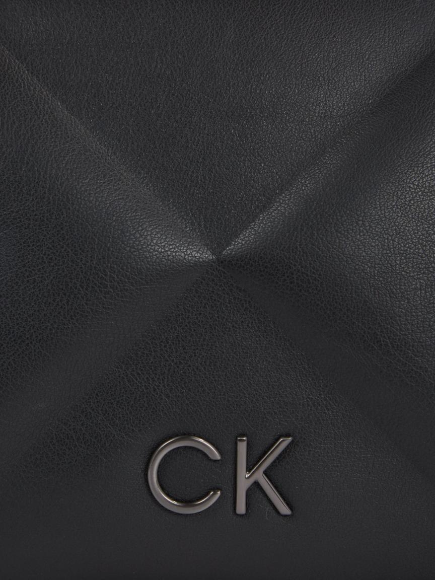 Überschlagtasche schwarz Prägung Calvin Klein Re-Lock Quilt Shoulder Bag