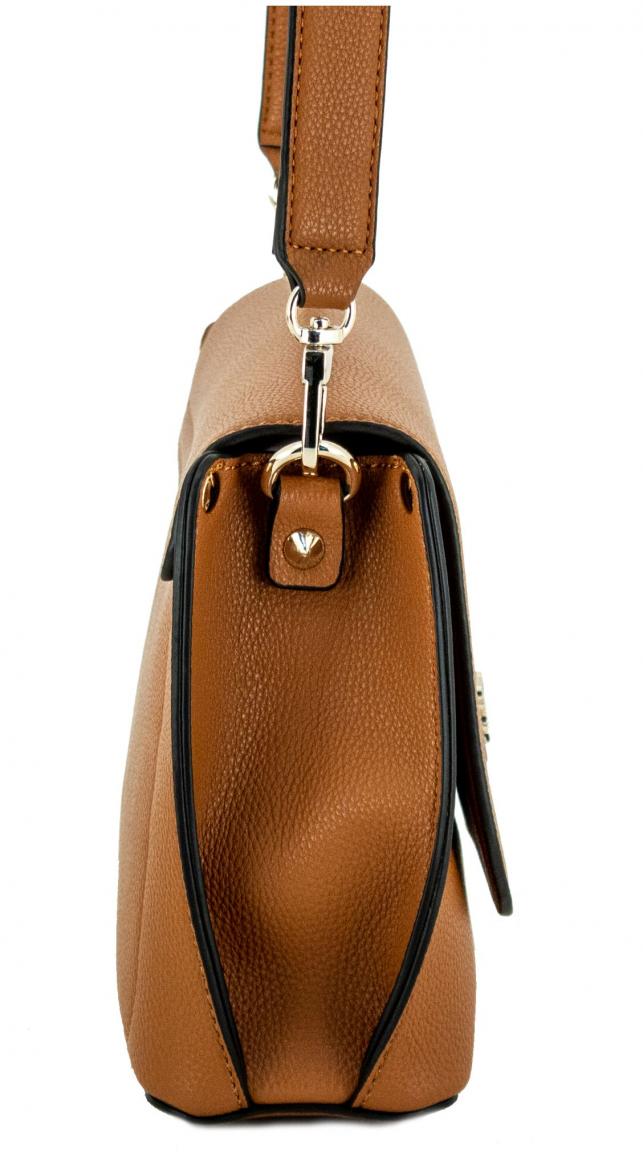 Überschlagtasche schwarz Ziernieten Guess Meridian Flap Crossbody