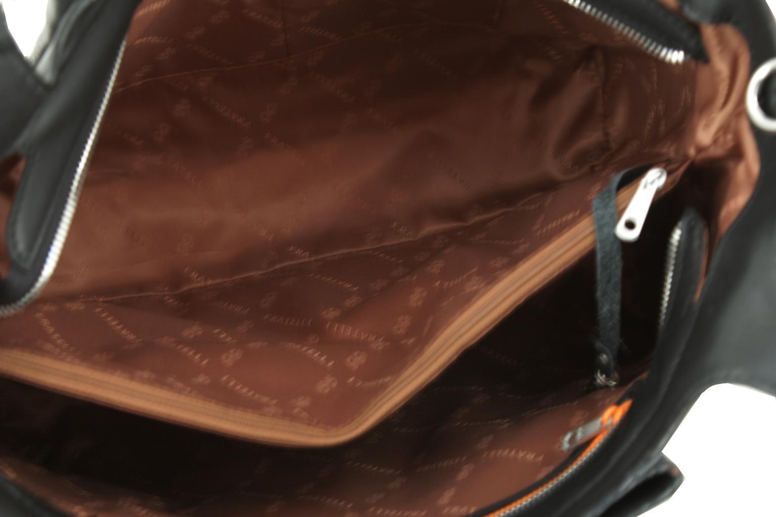 Umhängetasche GiGi Fratelli Elegance Cognac Saddle