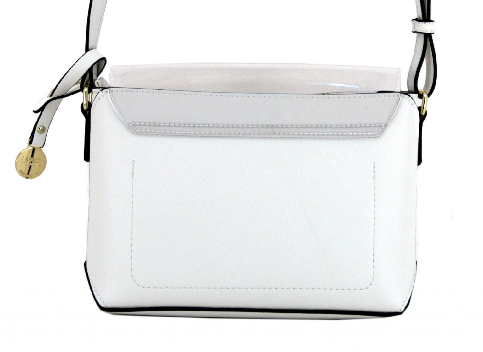 Umhängetasche L.Credi Munich Cami weiß transparent Etui