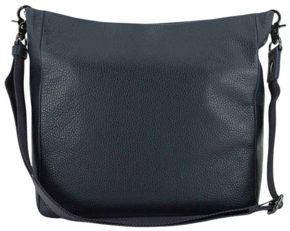 Umhängetasche Leder dunkelblau Mandarina Duck Mellow Leather Dress Blue