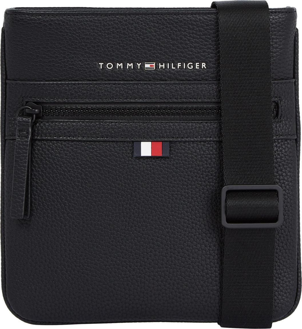 Umhängetasche Lederimitat Tommy Hilfiger Essential PU Mini Crossover Black schwarz