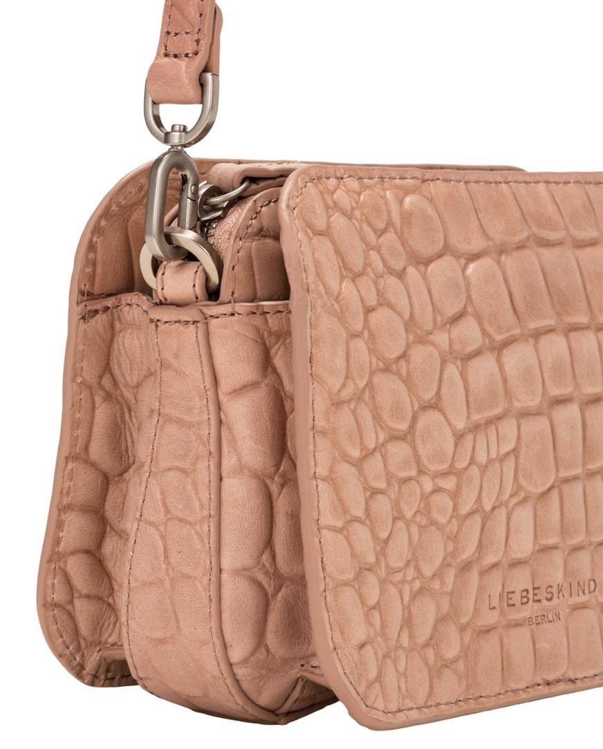 Umhängetasche Liebeskind Malibu Crossbody dusty rose Waxy Croco