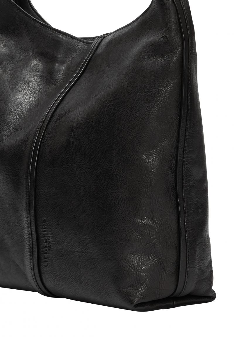 Umhängetasche Medium Liebeskind Hobo Black Glattleder