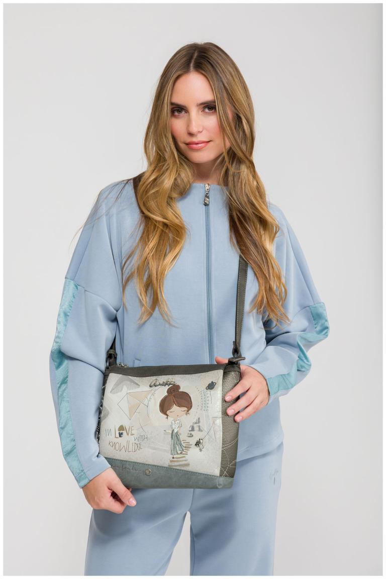 Umhängetasche Sophia schimmernd Anekke filigrane Glitzersteine antik